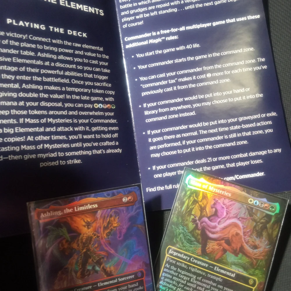 OPEN - MTG Lorwyn Eclipsed Dance of the Elements Commander Deck - OPEN